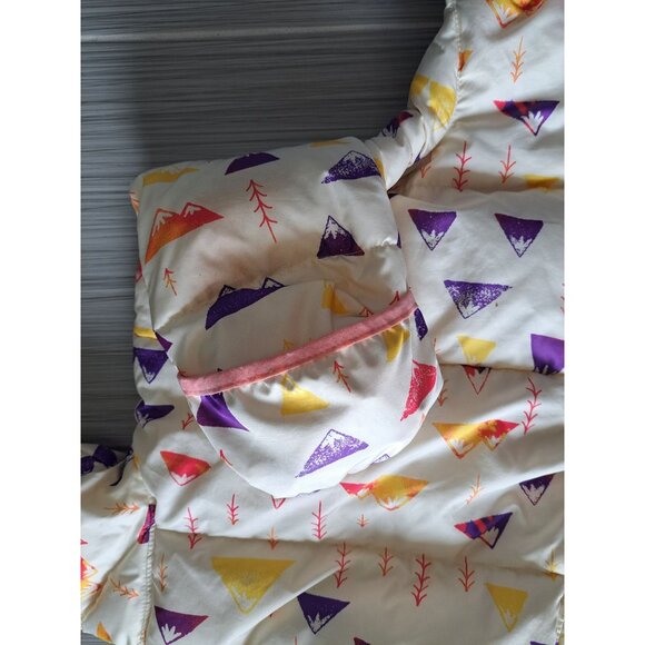 Columbia Infant Bunting Snowsuit 3-6 Months Pink Fleece Lining Hooded Winter - Picture 6 of 8